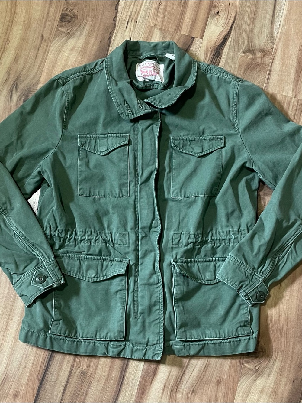Levi's Women's Olive Green Field Jacket  M Twilight Bella Swan Core Grunge